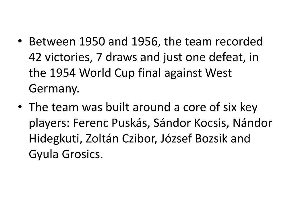 between 1950 and 1956 the team recorded