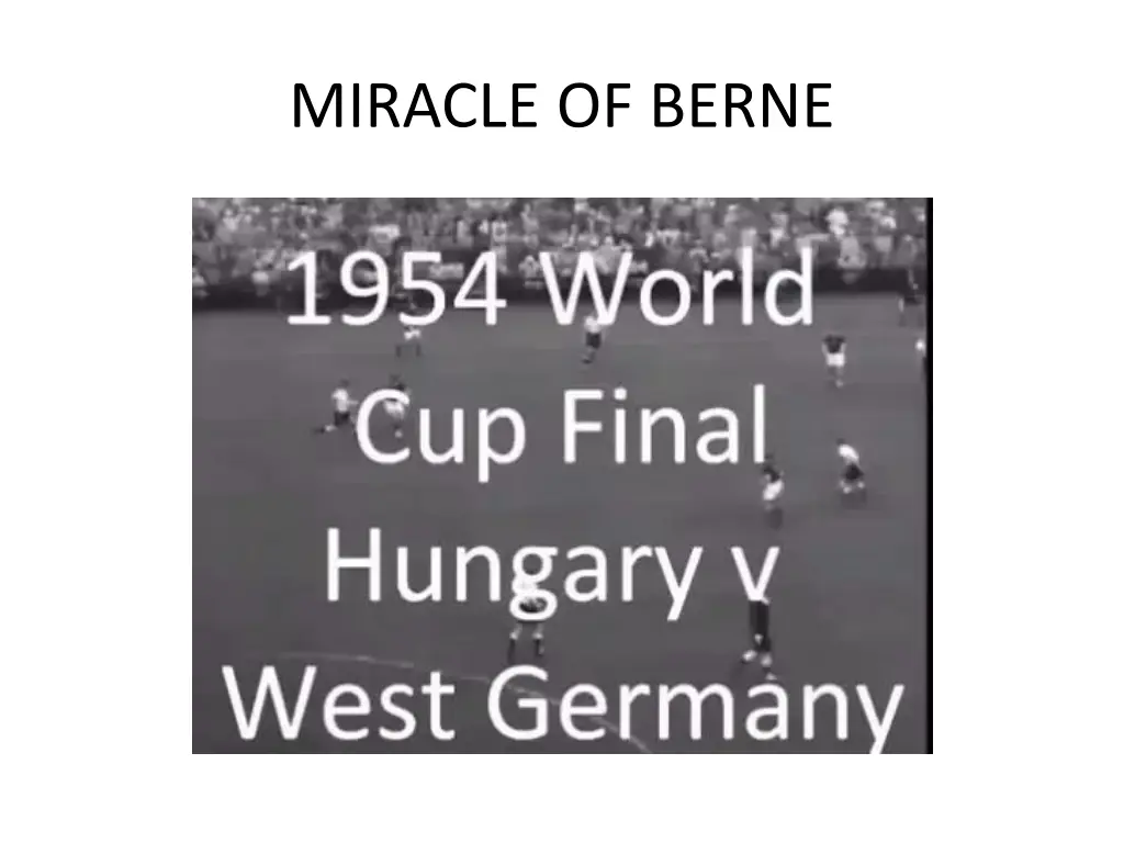 miracle of berne