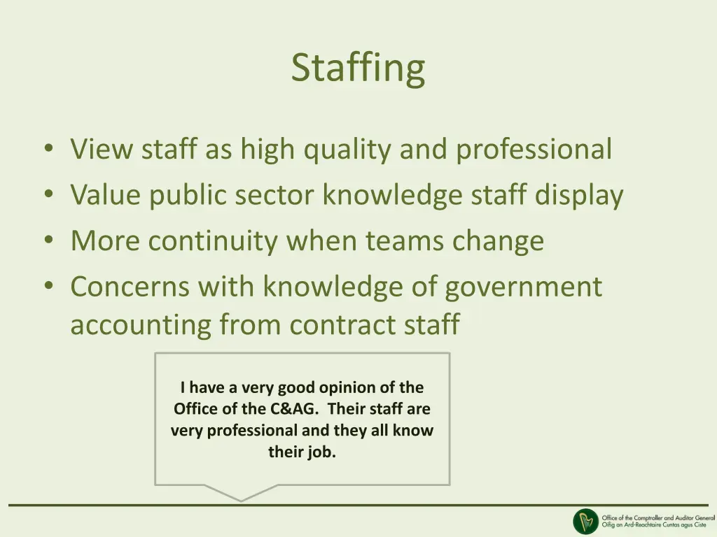 staffing