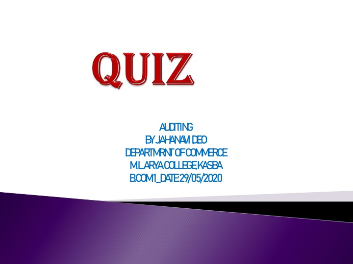 a u d itin