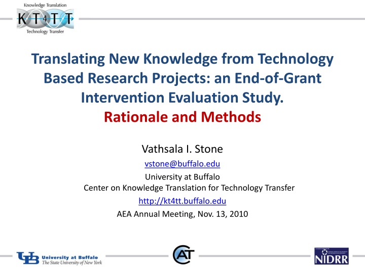 translating new knowledge from technology based