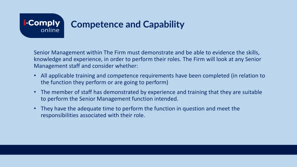 competence and capability