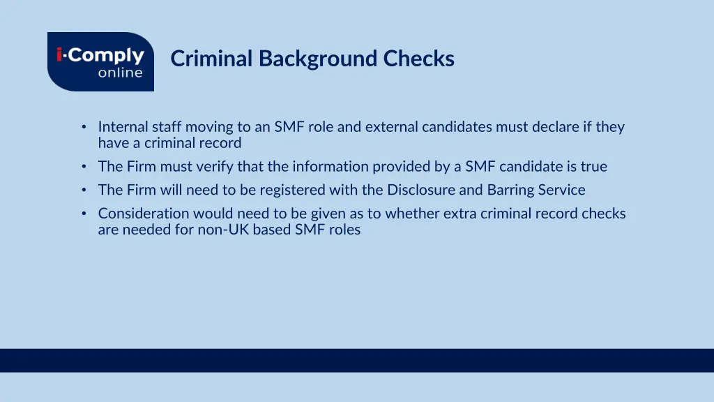 criminal background checks
