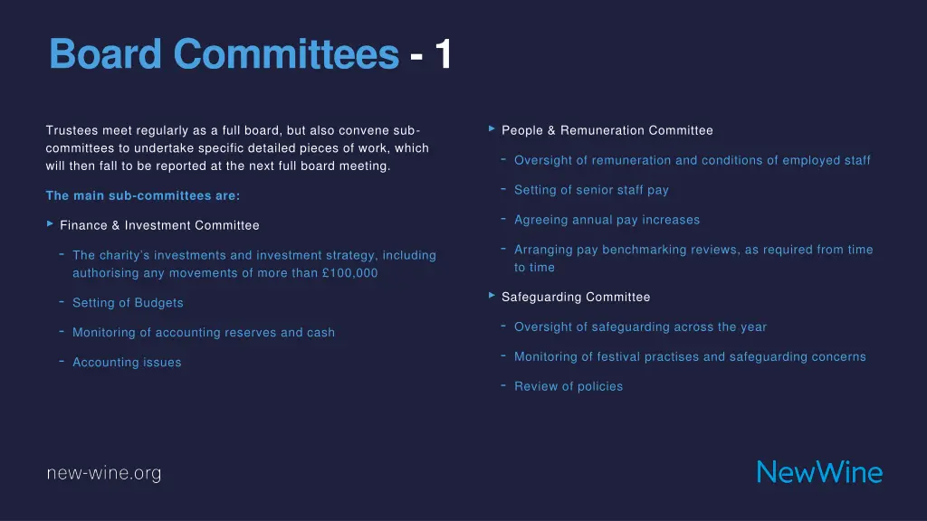 board committees 1