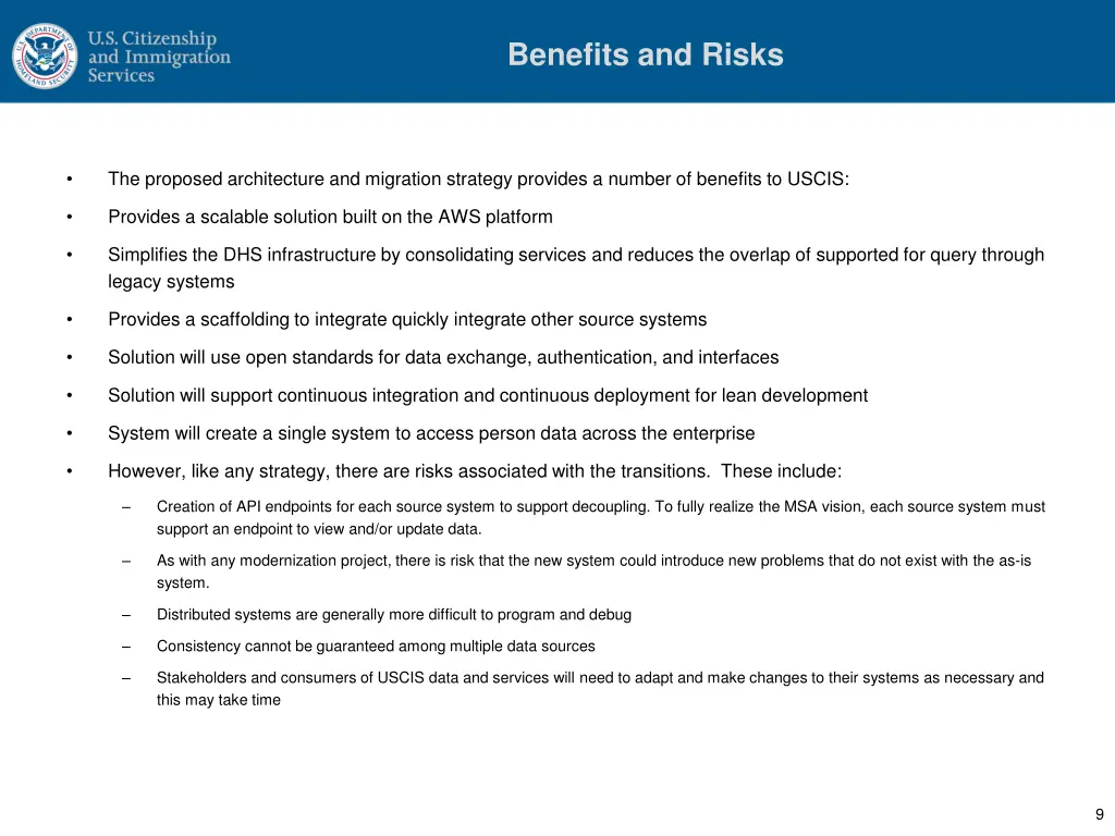 benefits and risks