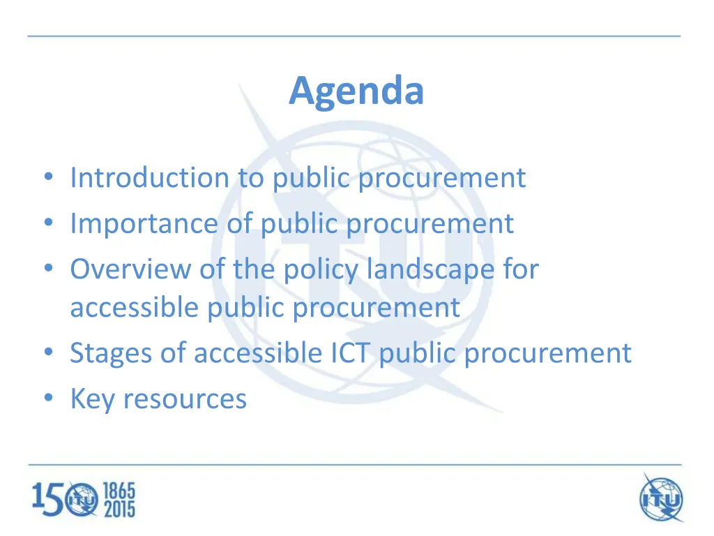 agenda
