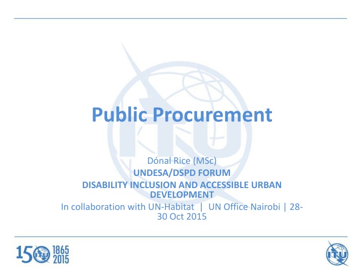 public procurement