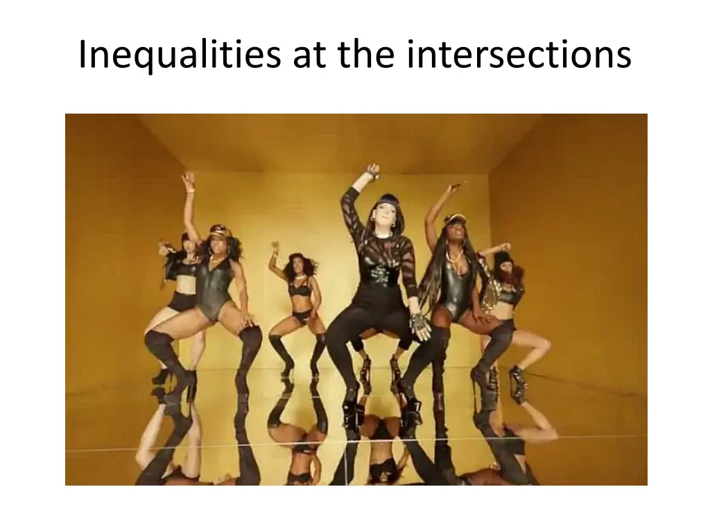 inequalities at the intersections 2