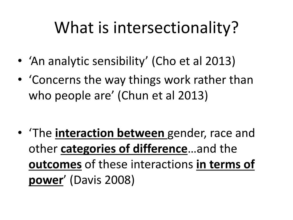what is intersectionality