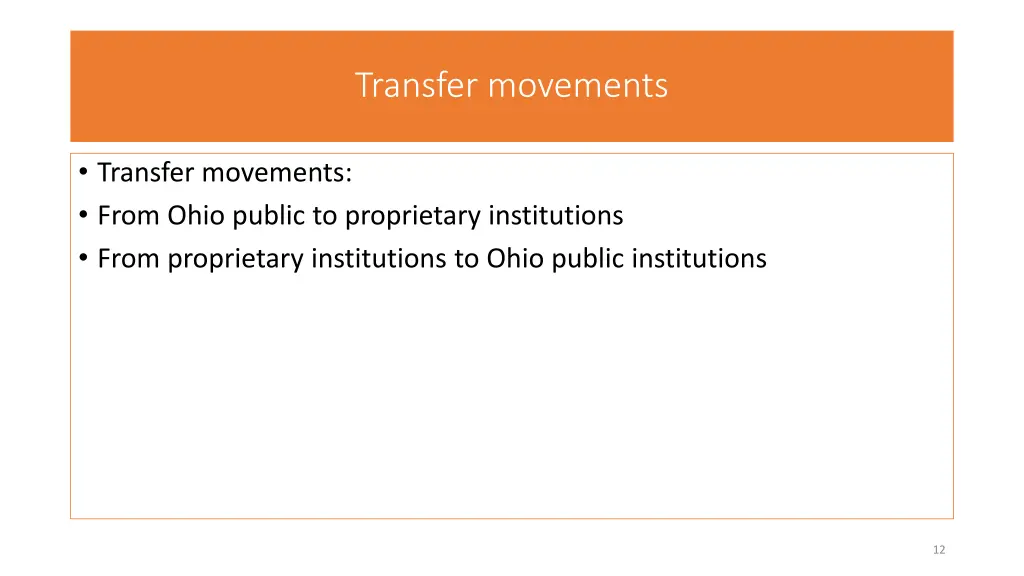transfer movements