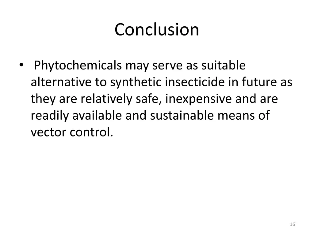 conclusion