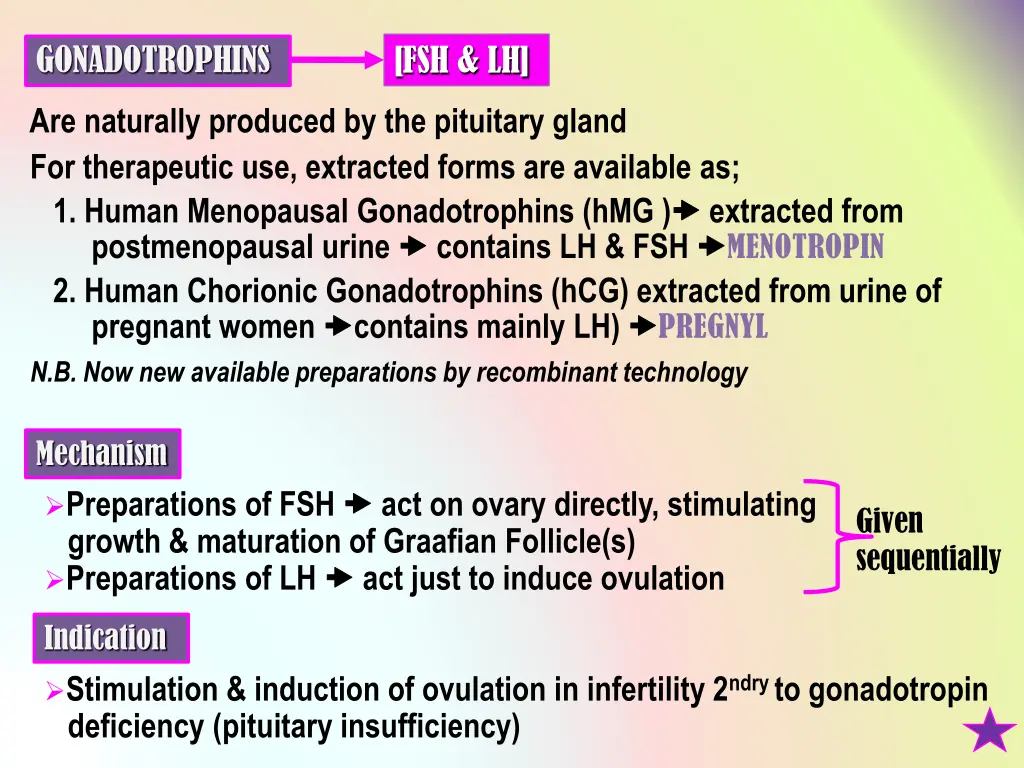gonadotrophins