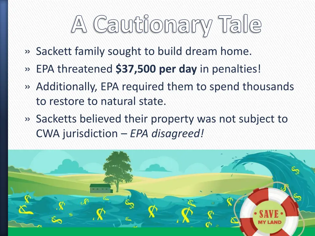 a cautionary tale sackett family sought to build