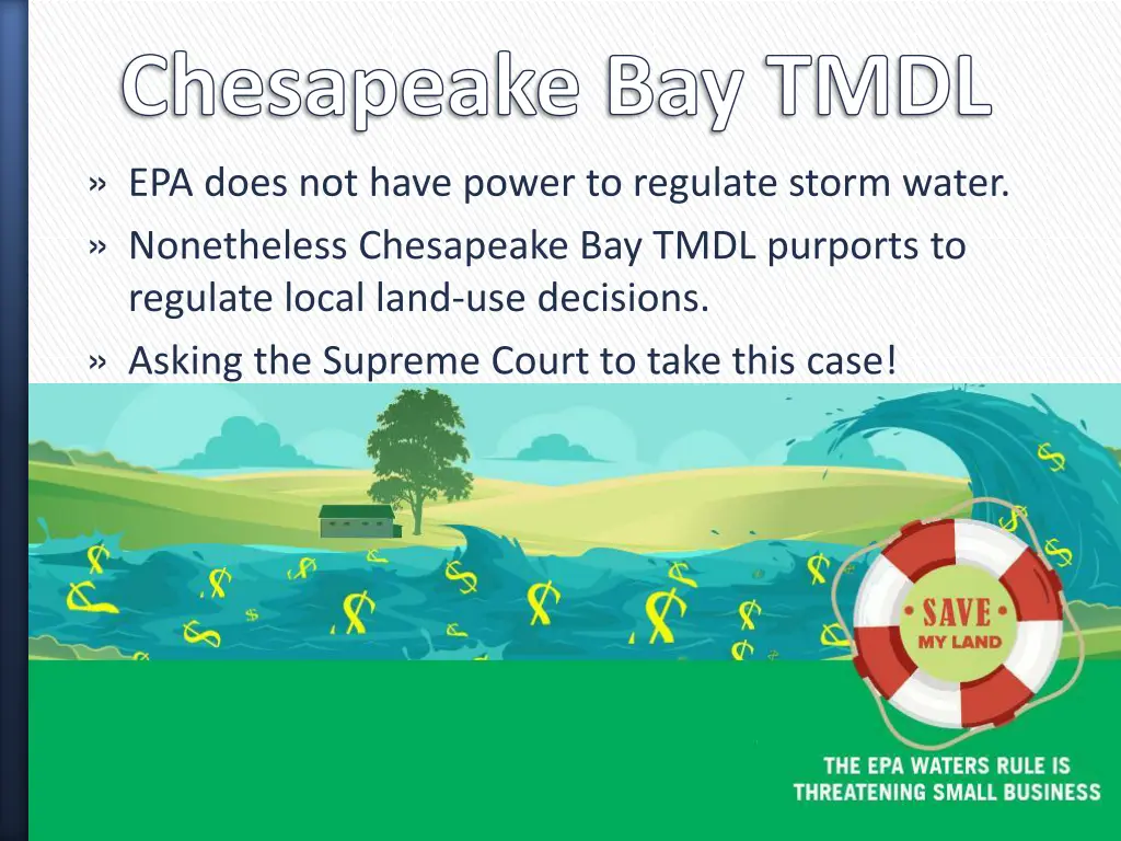 chesapeake bay tmdl epa does not have power