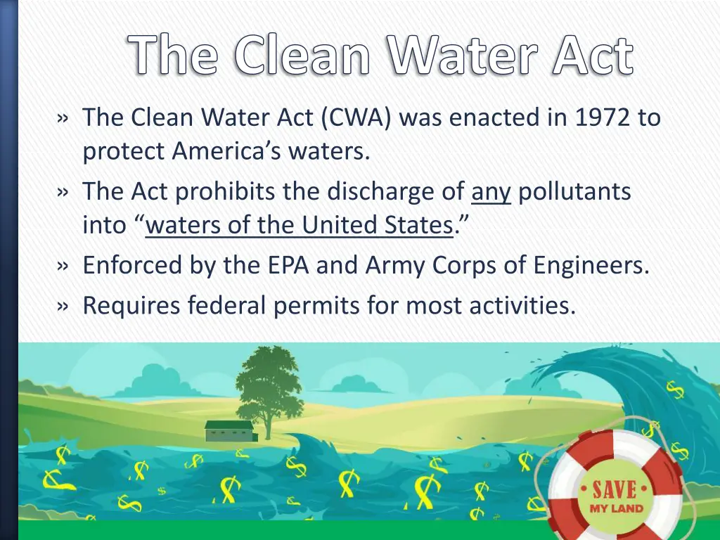the clean water act the clean water