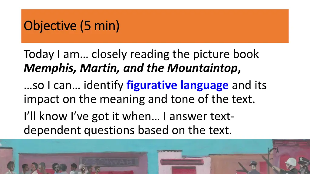 objective 5 min objective 5 min