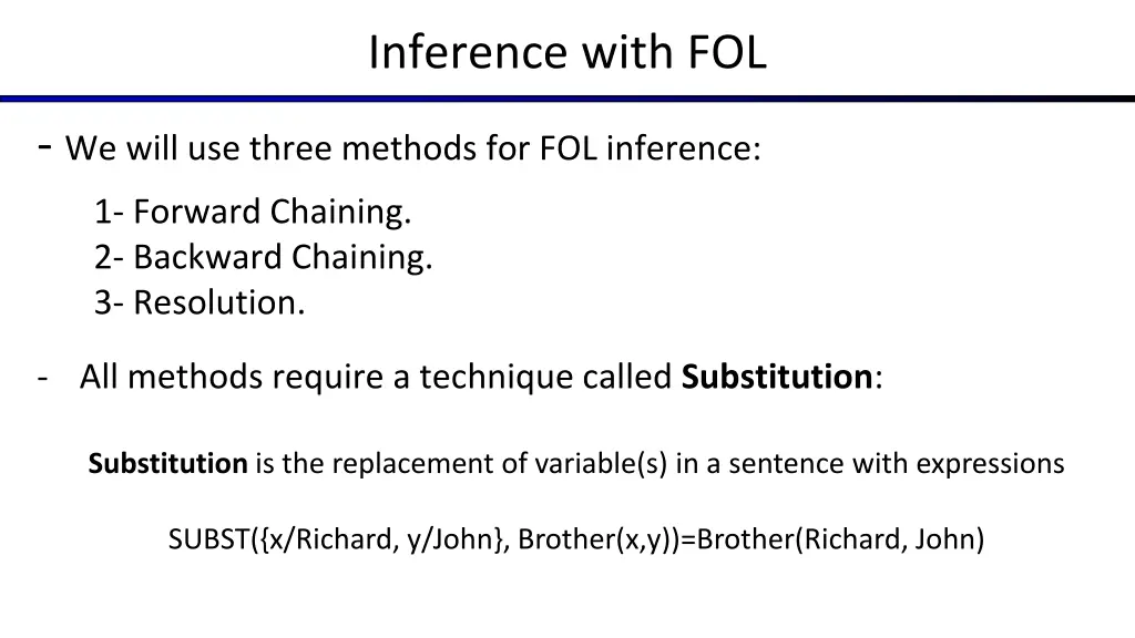 inference with fol