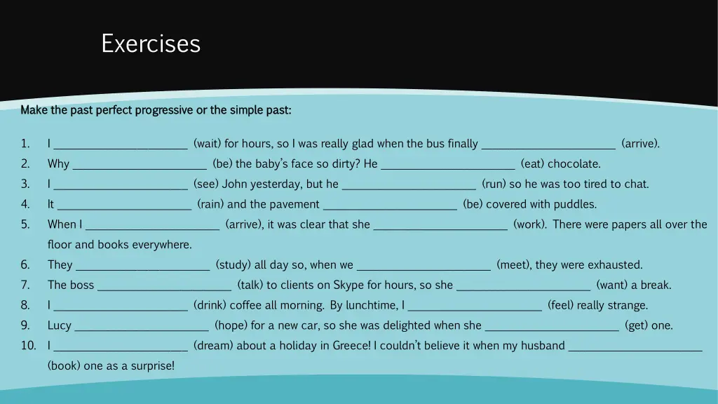 exercises 4
