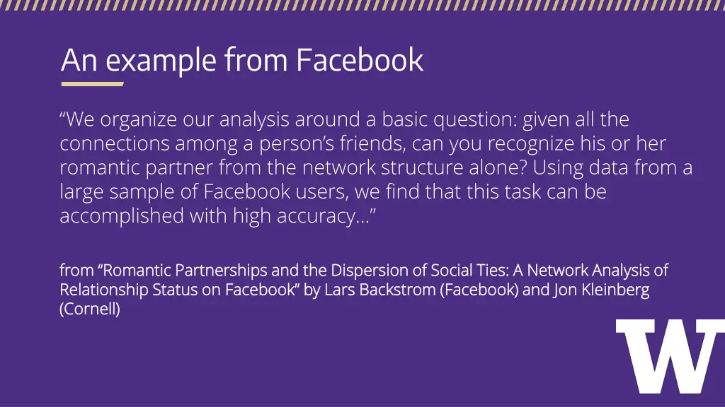 an example from facebook