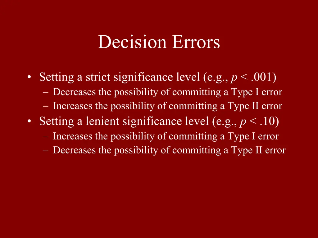 decision errors 1
