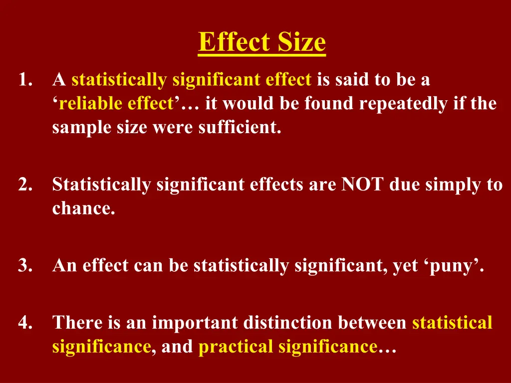 effect size 5