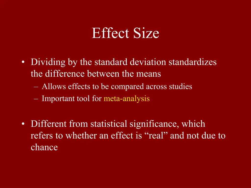 effect size 8