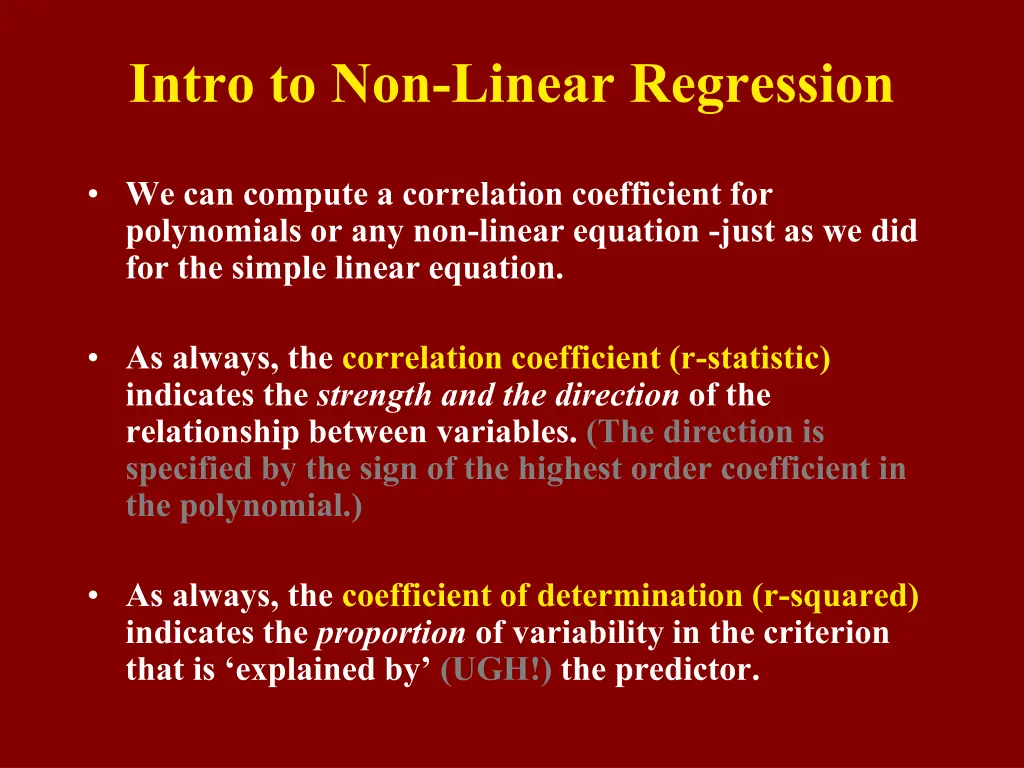 intro to non linear regression 2