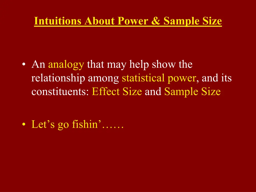 intuitions about power sample size