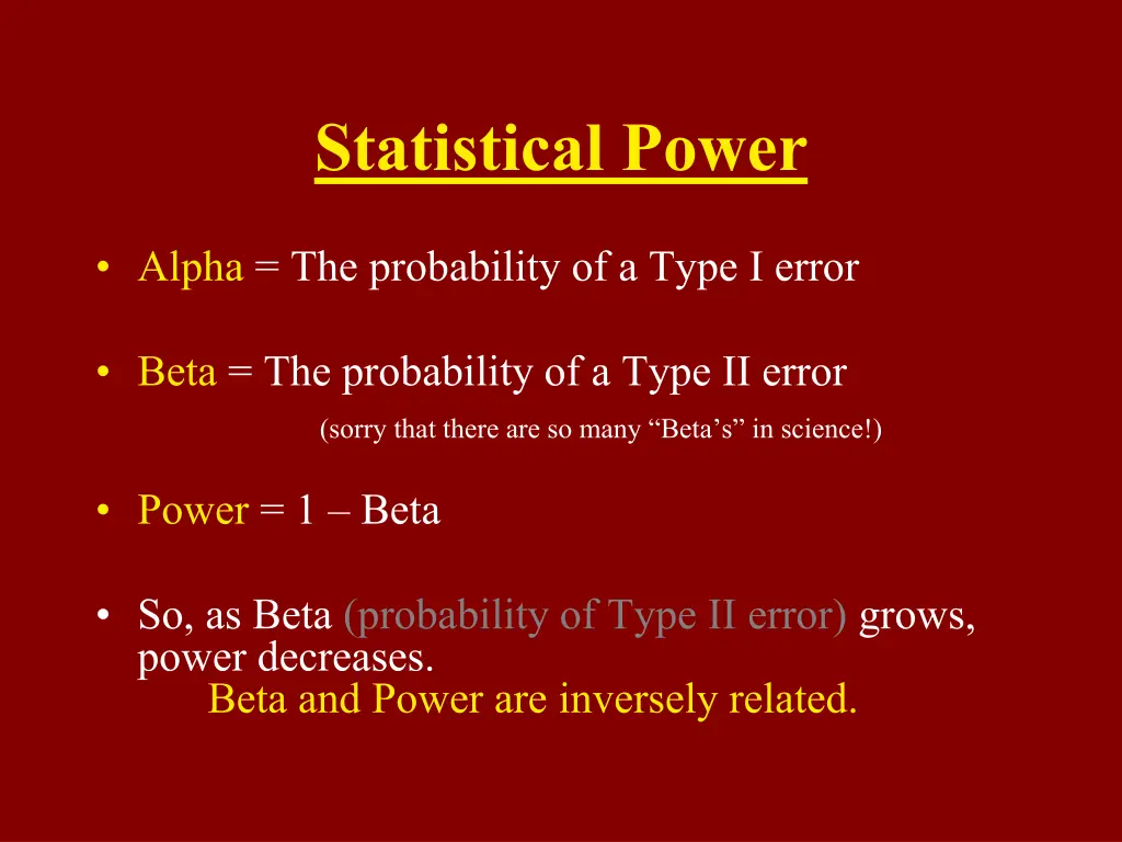 statistical power 5