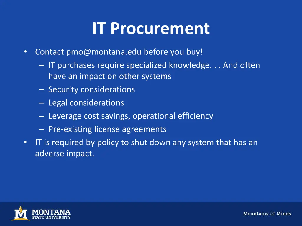 it procurement