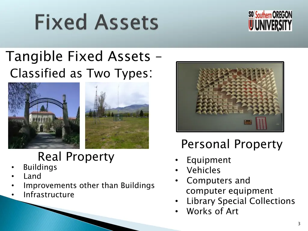 tangible fixed assets classified as two types