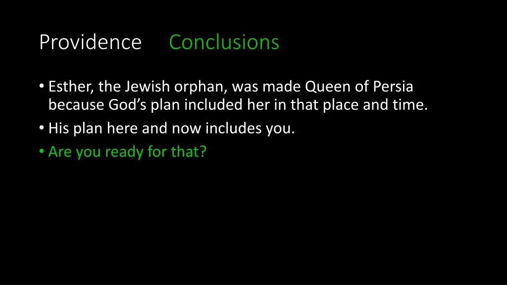 providence conclusions 6