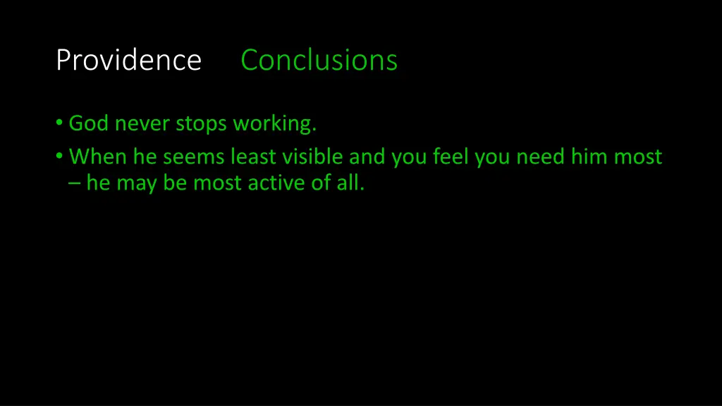 providence conclusions 7