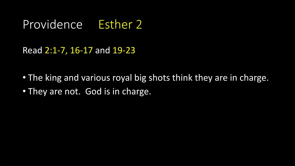providence esther 2