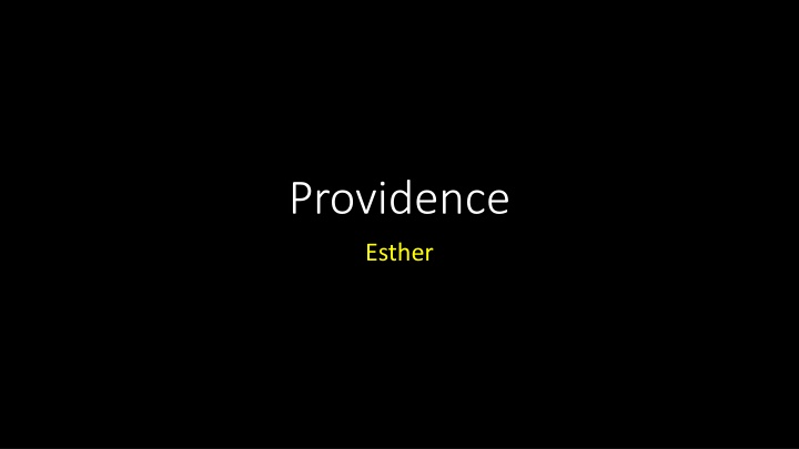 providence