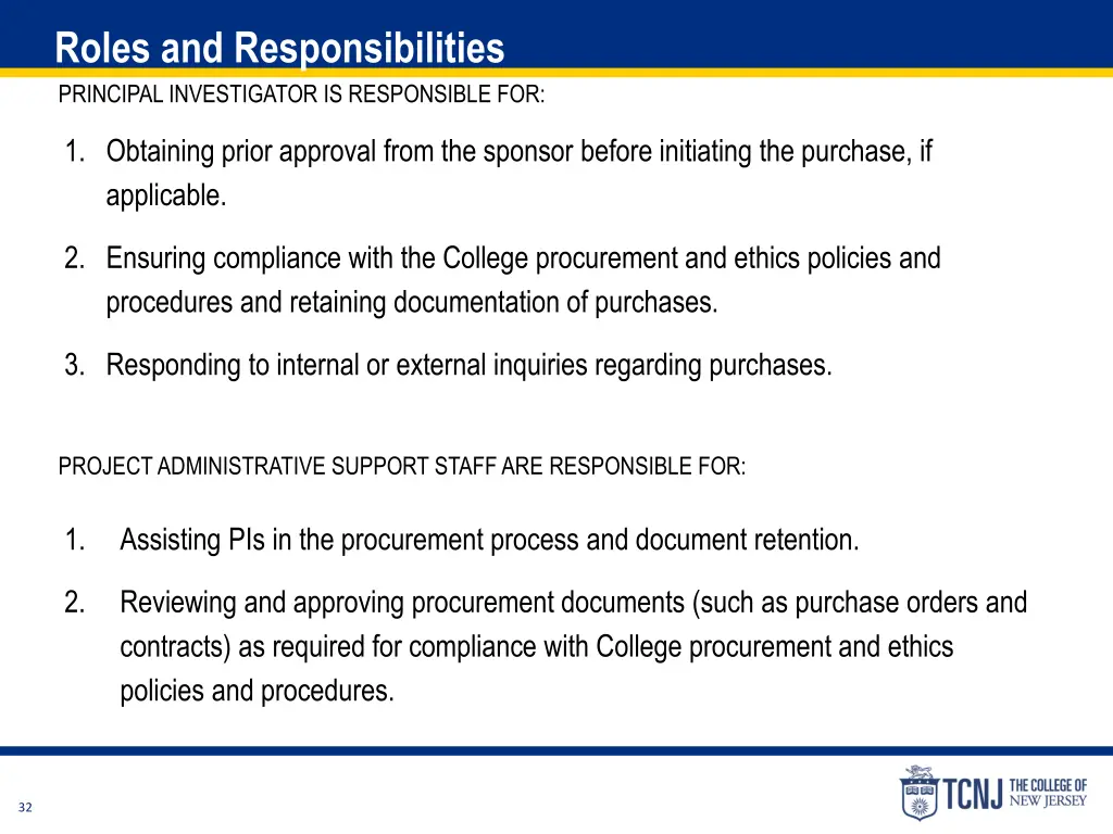 roles and responsibilities principal investigator
