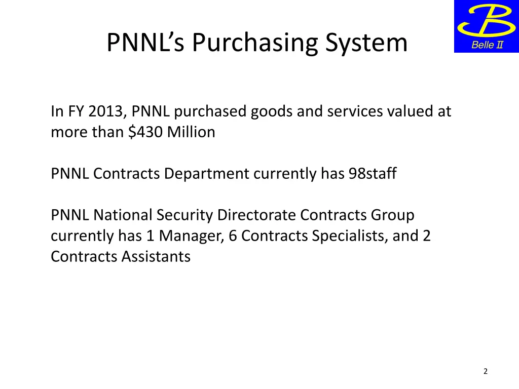 pnnl s purchasing system