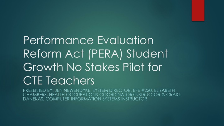 performance evaluation reform act pera student