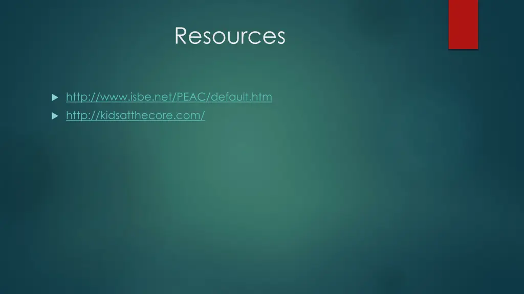 resources