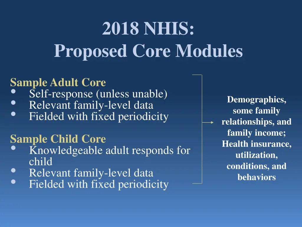 2018 nhis