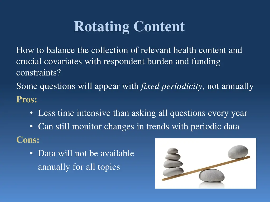 rotating content