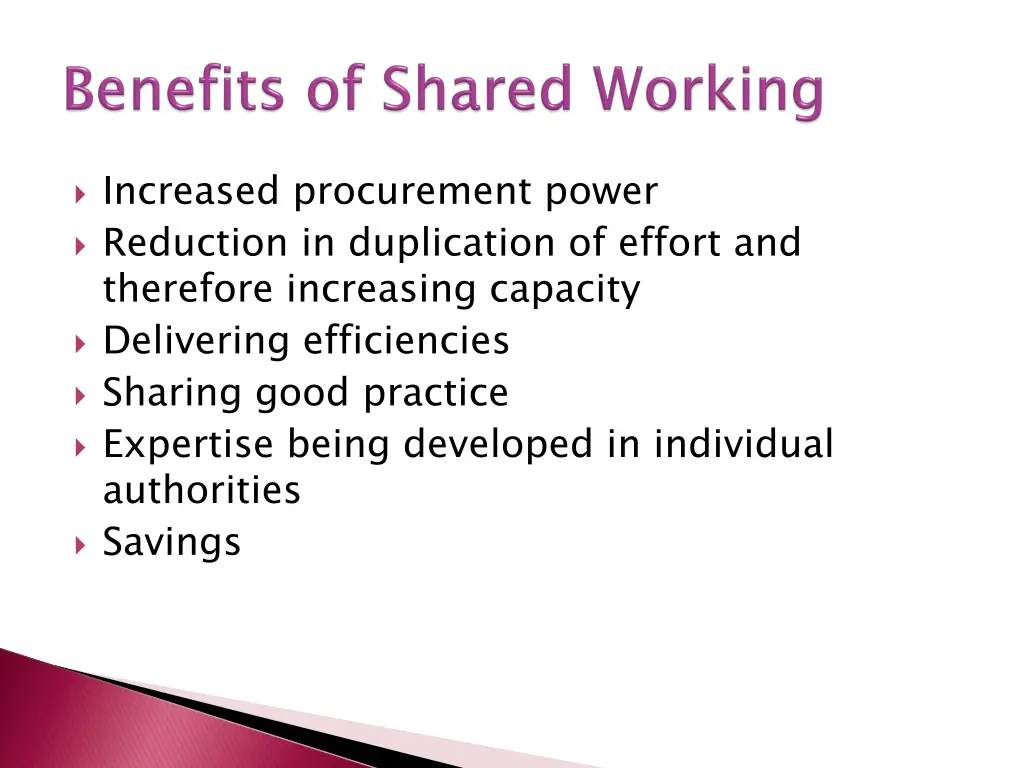 increased procurement power reduction