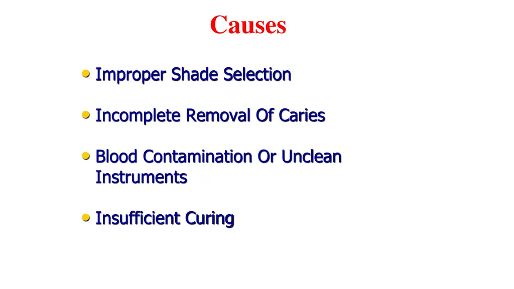 causes