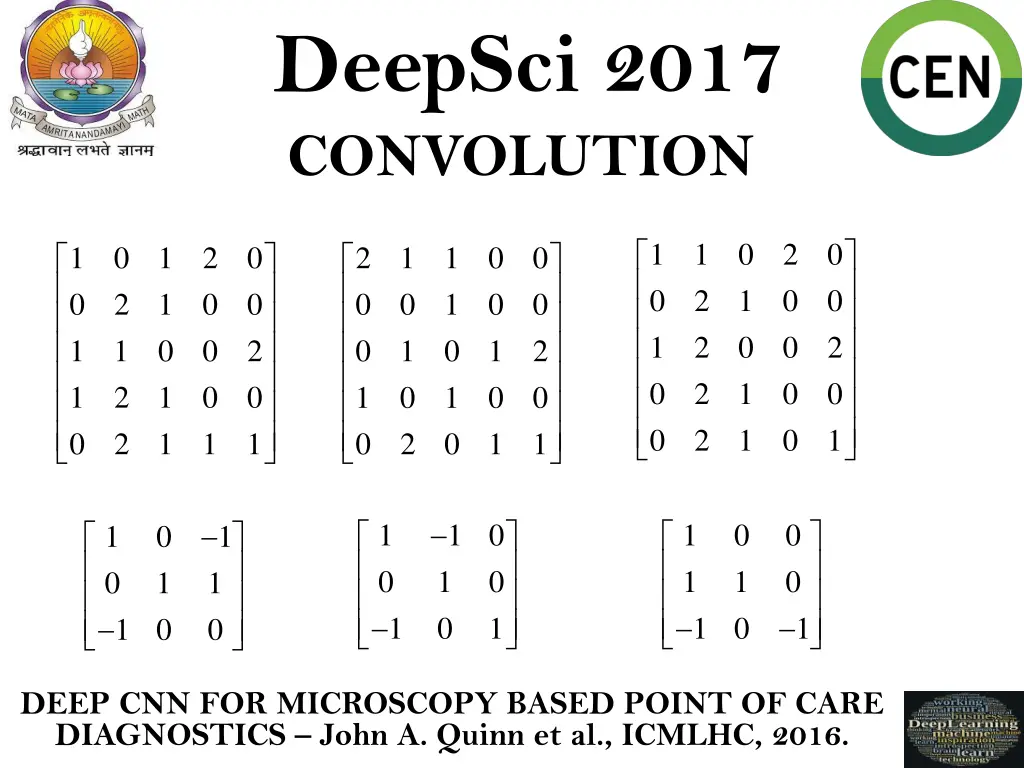 deepsci 2017 convolution