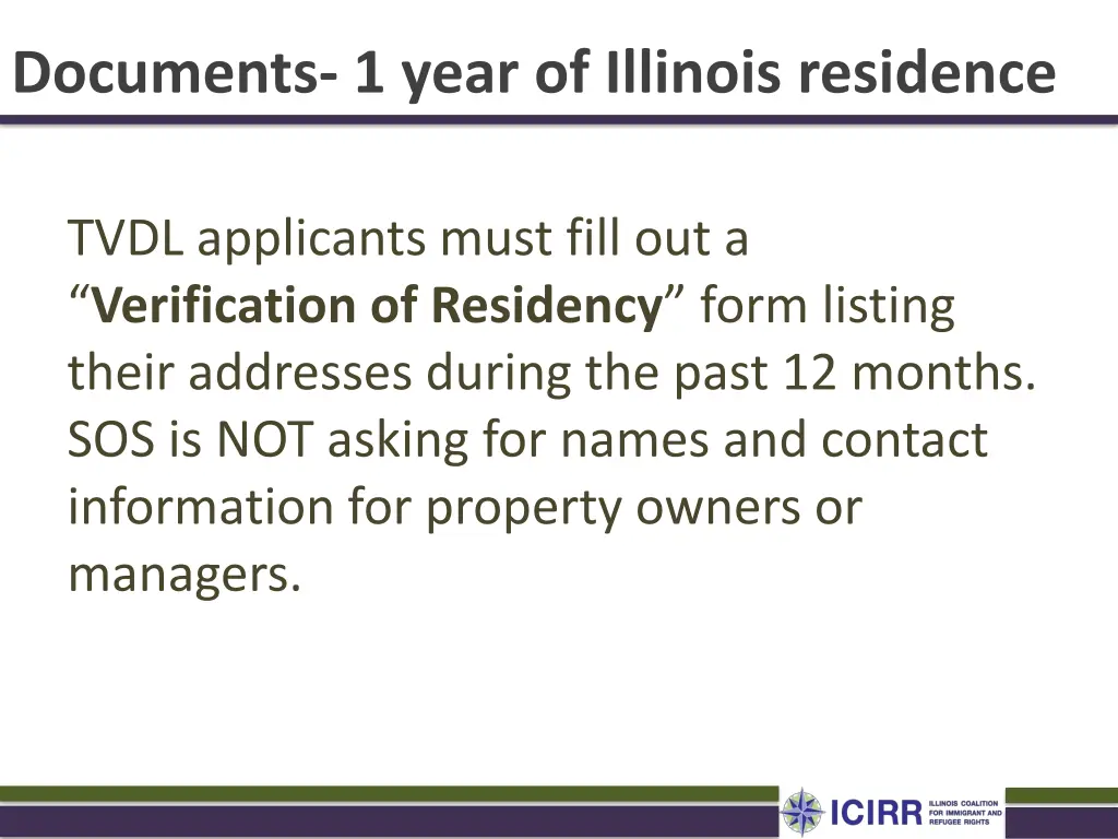 documents 1 year of illinois residence 2