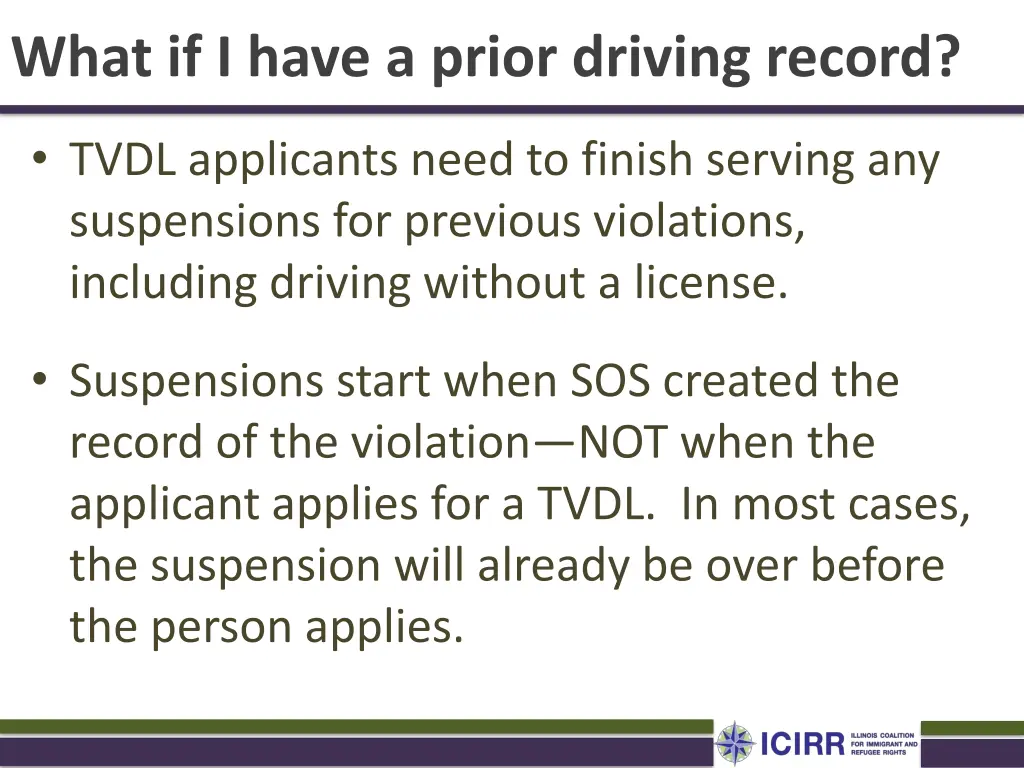 what if i have a prior driving record