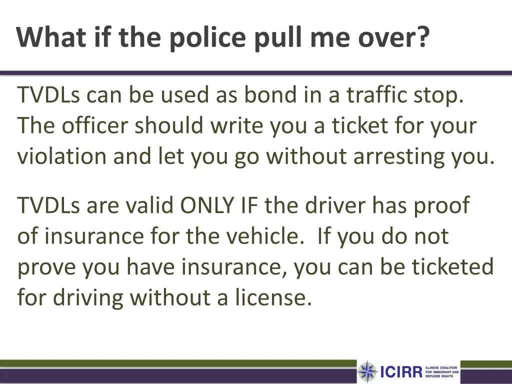 what if the police pull me over