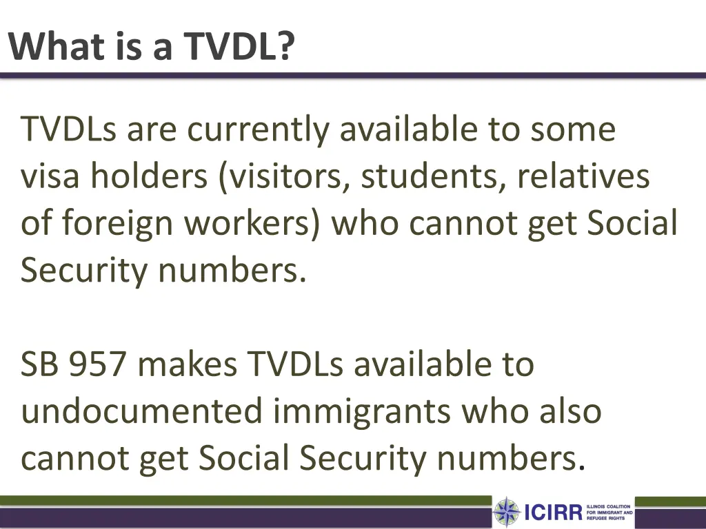 what is a tvdl 1