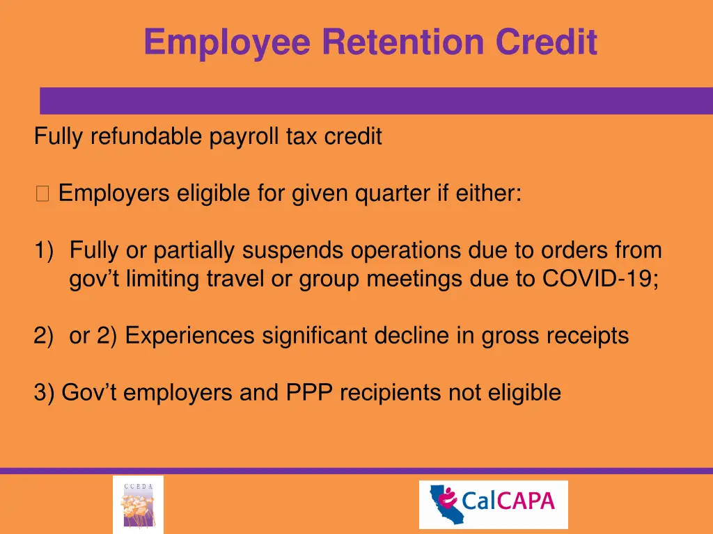 employee retention credit