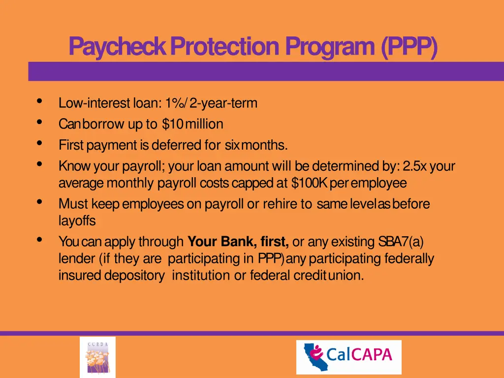 paycheck protection program ppp